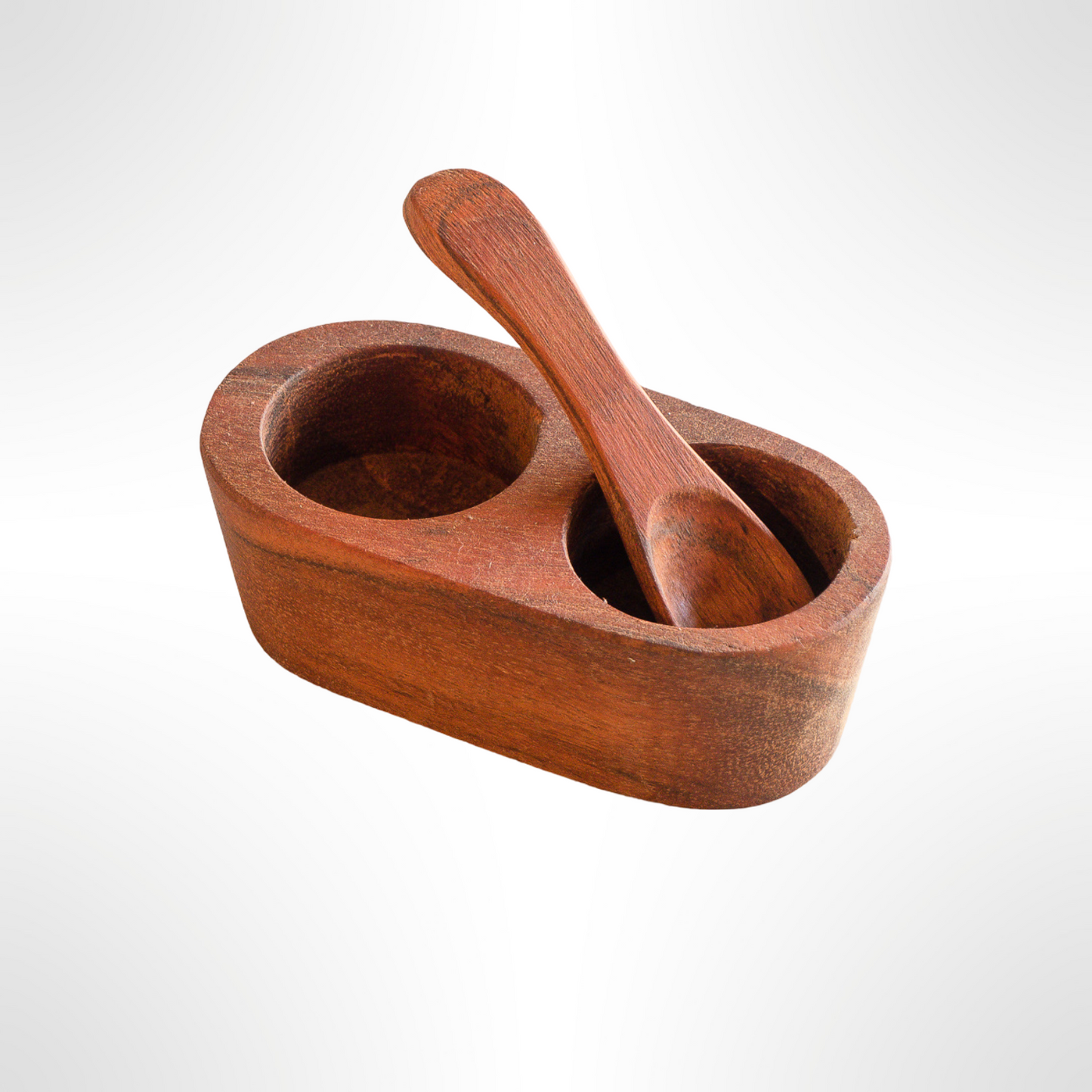 Salt & Pepper bowl with spoon